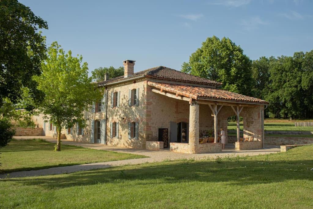 L'Heritier, Maison Climatisee, 12Pers Avec Piscine Villa Marzens Buitenkant foto