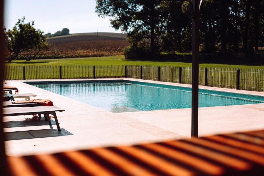 L'Heritier, Maison Climatisee, 12Pers Avec Piscine Villa Marzens Buitenkant foto