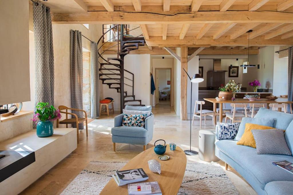 L'Heritier, Maison Climatisee, 12Pers Avec Piscine Villa Marzens Buitenkant foto